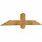Ekena Millwork Eugene Rough Sawn Timber Gable Bracket, Western Red Cedar, 48"W x 10"H x 2"D x 4"F, 5/12 Pitch GBW048X10X0204EUG00RWR - alternate 4